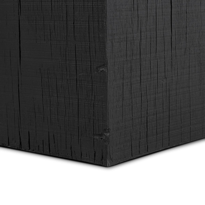 Vesto End Table - Black Resin
