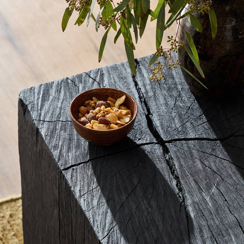 Vesto End Table - Black Resin