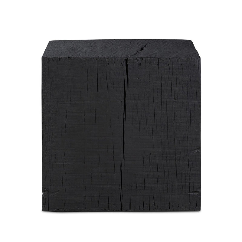 Vesto End Table - Black Resin