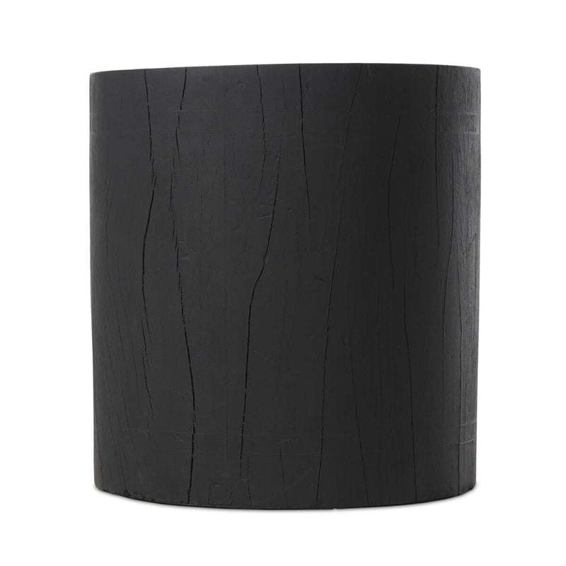 Layo End Table - Black Resin