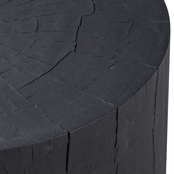 Layo End Table - Black Resin