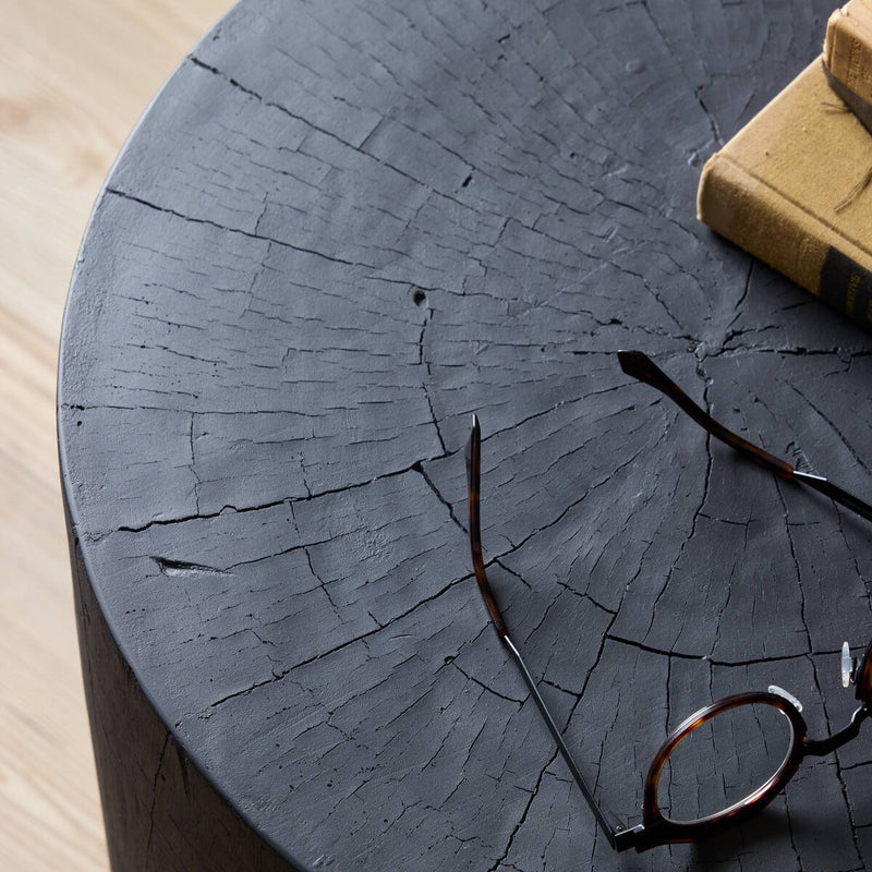 Layo End Table - Black Resin