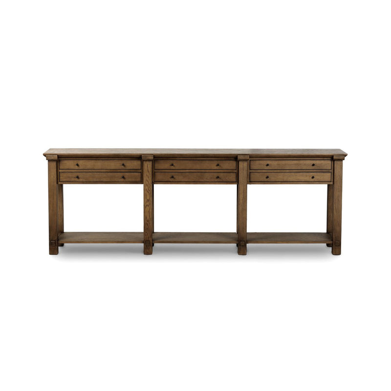 Gardendale Console Table - Tan Oak