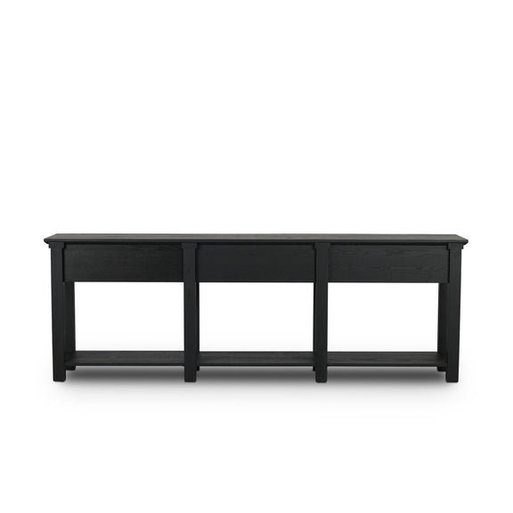 Gardendale Console Table - Stained Black Oak