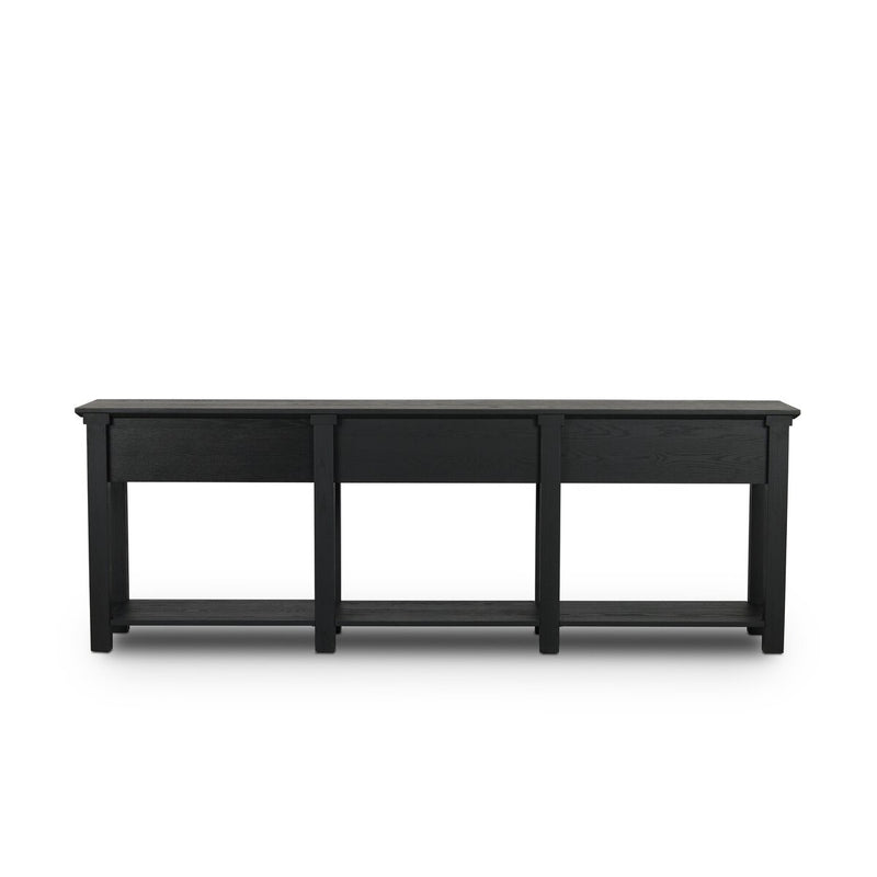 Gardendale Console Table - Stained Black Oak