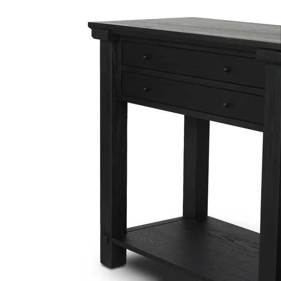 Gardendale Console Table - Stained Black Oak