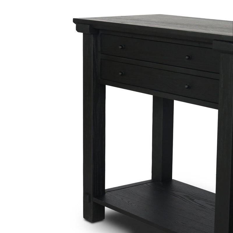 Gardendale Console Table - Stained Black Oak