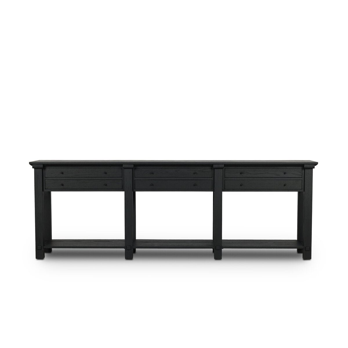 Gardendale Console Table - Stained Black Oak