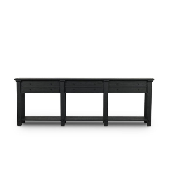 Gardendale Console Table - Stained Black Oak
