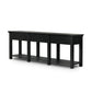 Gardendale Console Table - Stained Black Oak