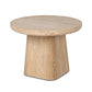 Zane End Table - Golden Travertine