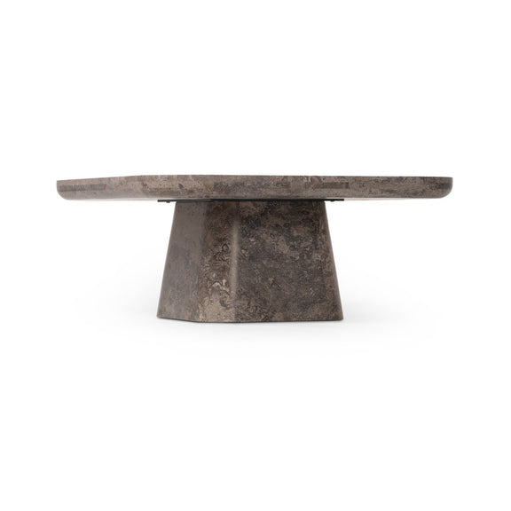 Zane Coffee Table - Warm Grey Marble