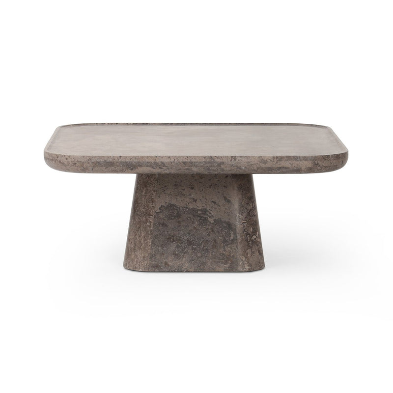 Zane Coffee Table - Warm Grey Marble