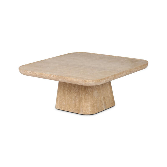 Zane Coffee Table - Golden Travertine