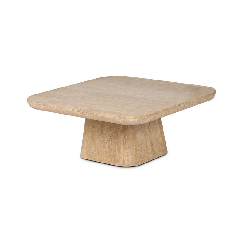 Zane Coffee Table - Golden Travertine
