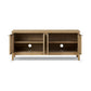 Alessio Media Console - Aged Natural Oak Veneer