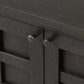 Alessio Media Console - Smoked Black