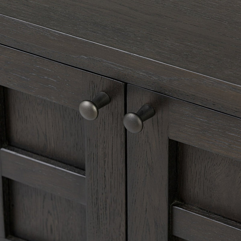 Alessio Media Console - Smoked Black