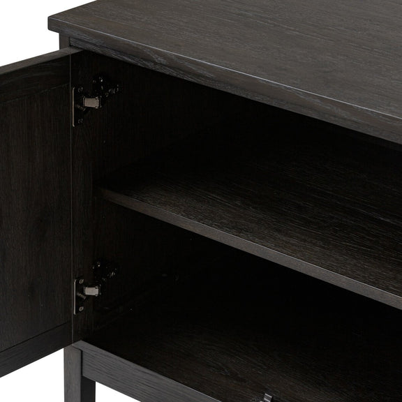 Alessio Media Console - Smoked Black