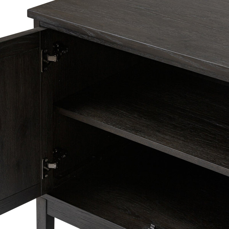 Alessio Media Console - Smoked Black