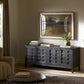 Alessio Media Console - Smoked Black
