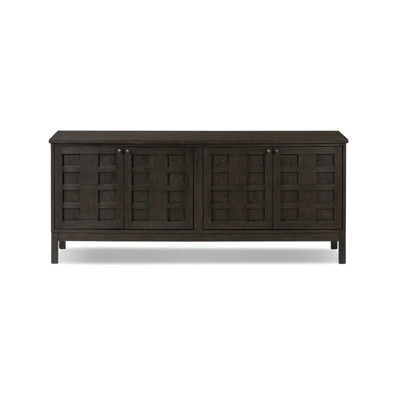 Alessio Media Console - Smoked Black