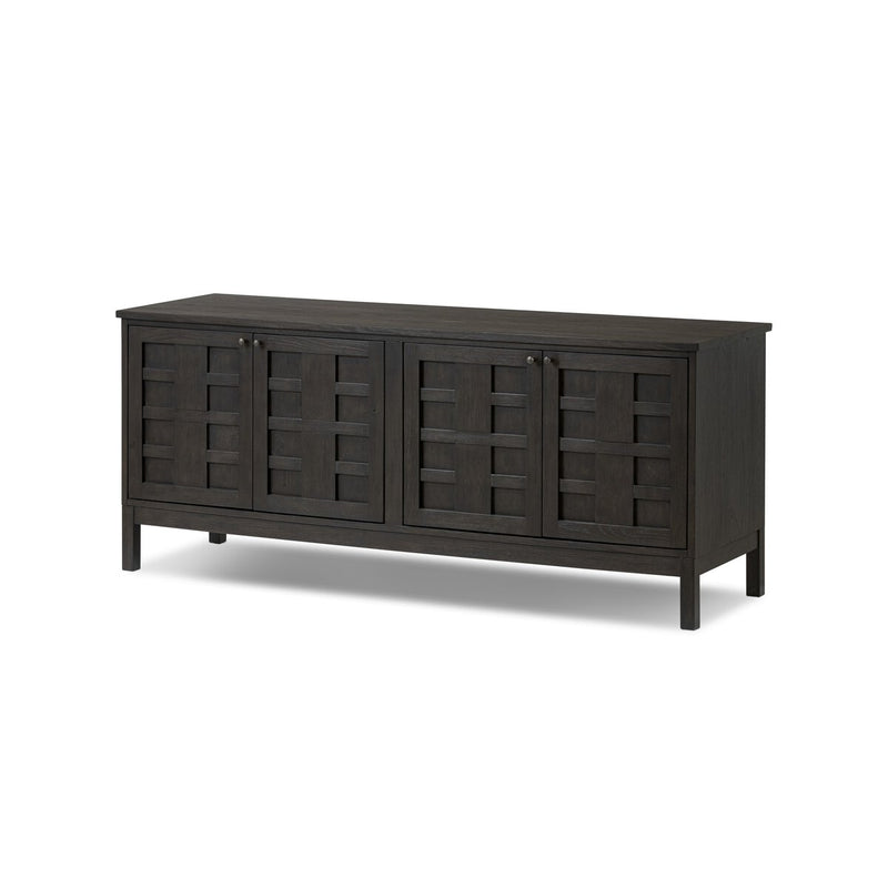 Alessio Media Console - Smoked Black