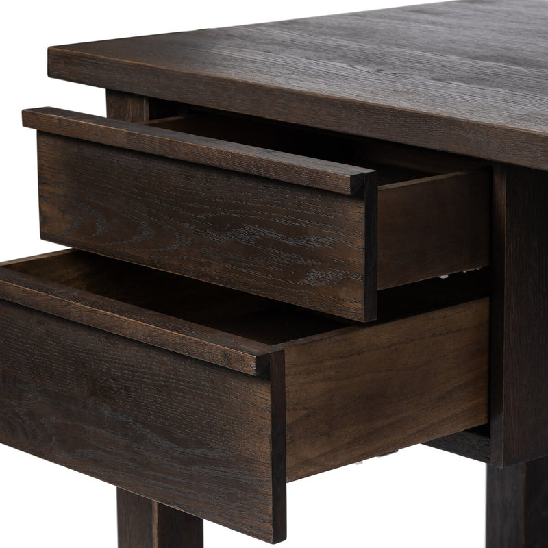 Carlton Desk - Dark Umber Oak