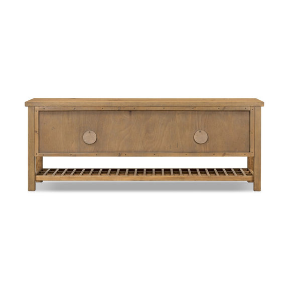 Dalton Media Console - Aged Natural Oak