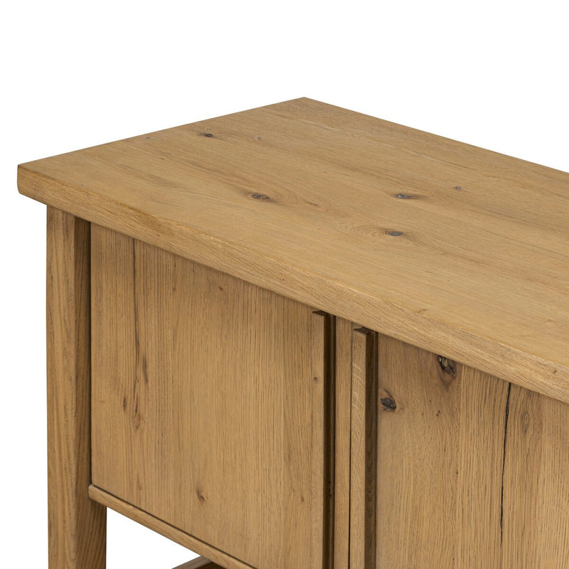 Dalton Media Console - Aged Natural Oak