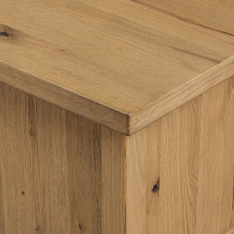 Dalton Media Console - Aged Natural Oak