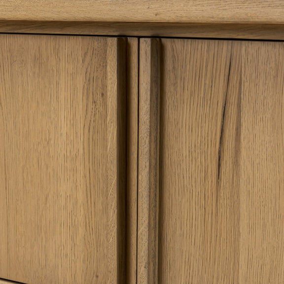 Dalton Media Console - Aged Natural Oak
