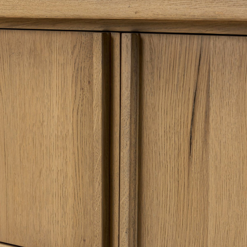 Dalton Media Console - Aged Natural Oak