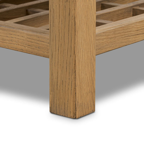 Dalton Media Console - Aged Natural Oak
