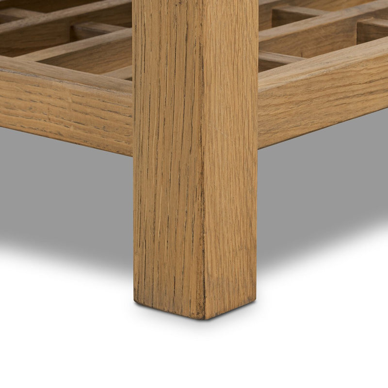 Dalton Media Console - Aged Natural Oak