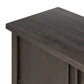Dalton Media Console - Smoked Black Oak