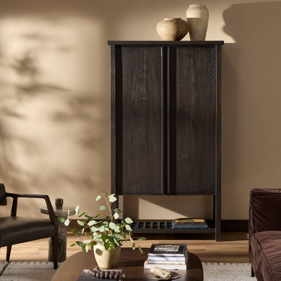 Dalton Cabinet - Smoked Black