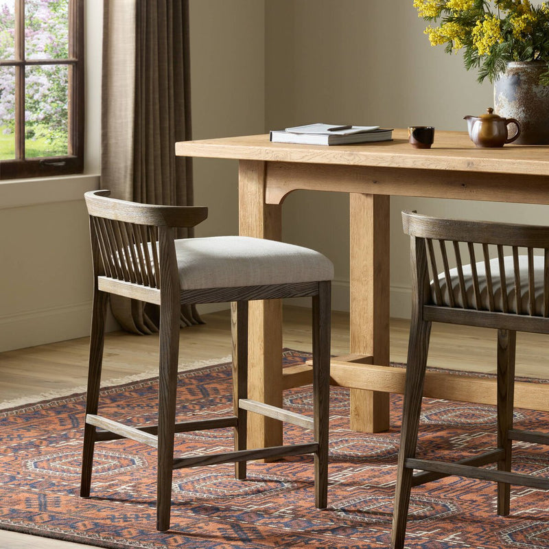 Tullio Counter Stool - Drifted Ash
