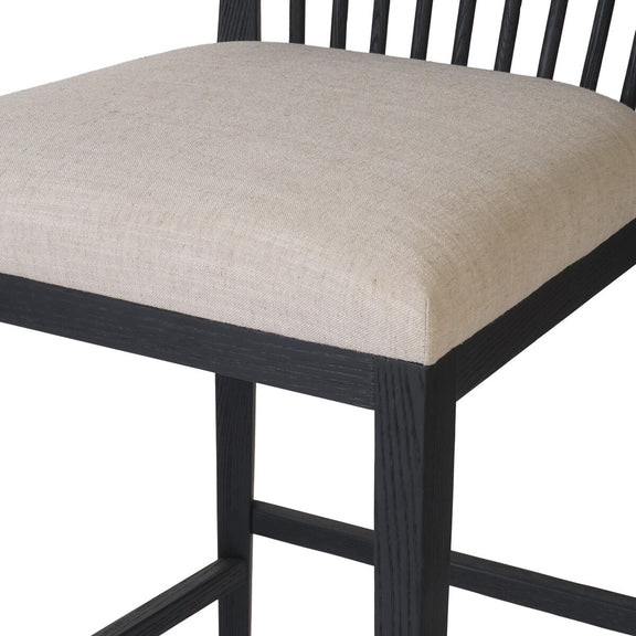 Tullio Counter Stool - Black Ash