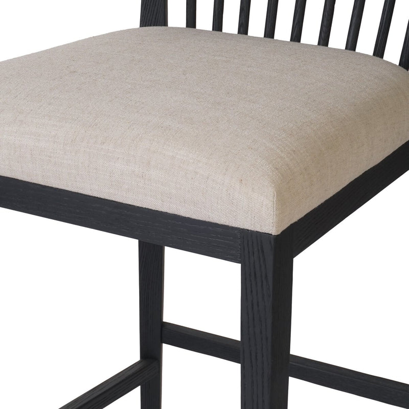 Tullio Counter Stool - Black Ash