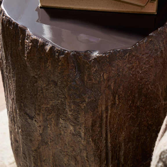 Nemo End Table - Smooth Sandy Concrete