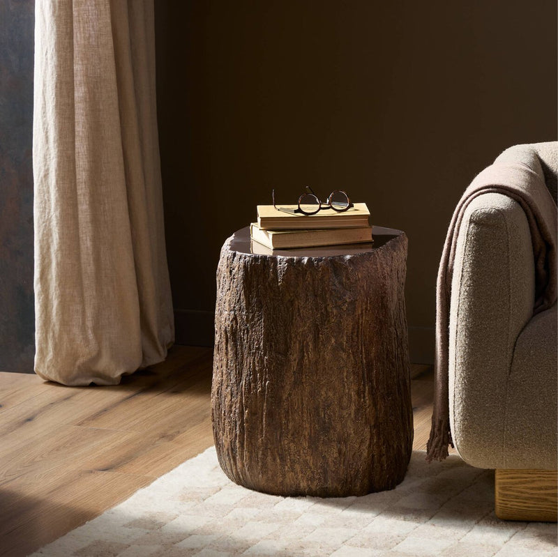 Nemo End Table - Smooth Sandy Concrete