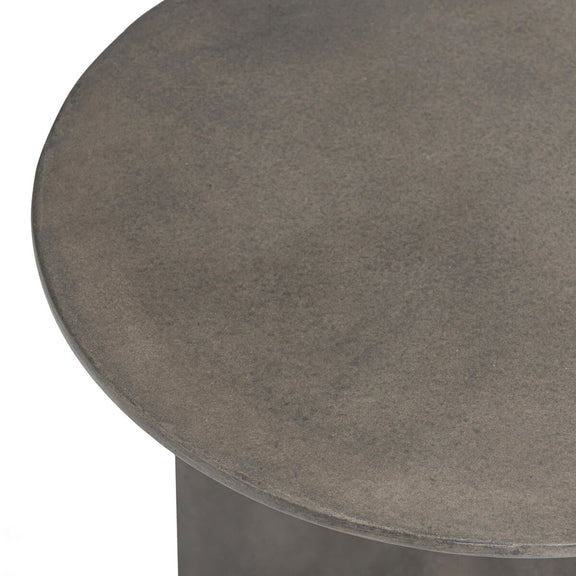 Tomi End Table - Smooth Grey Concrete