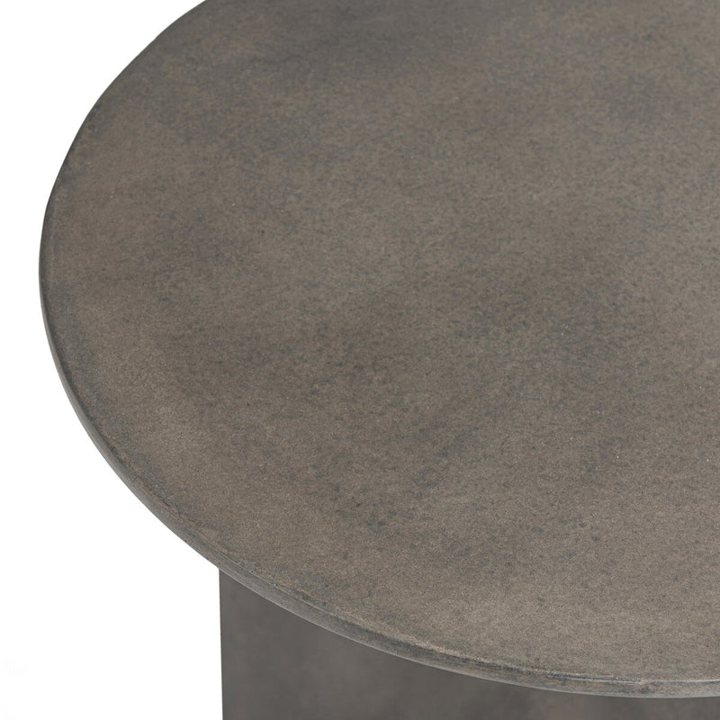 Tomi End Table - Smooth Grey Concrete
