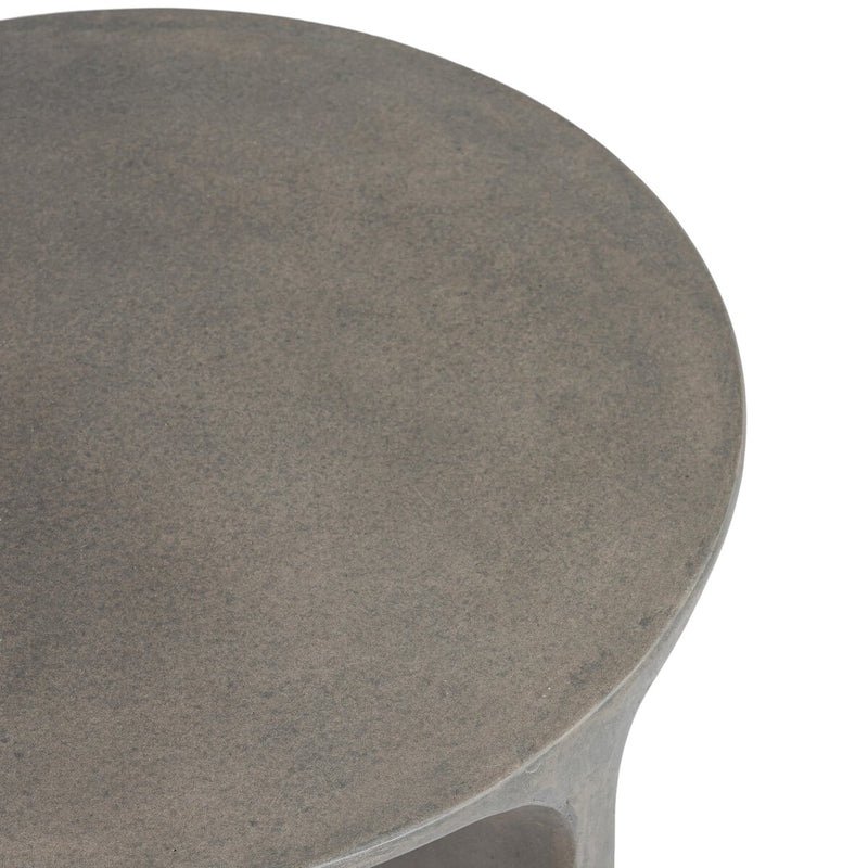 Tomi End Table - Smooth Grey Concrete