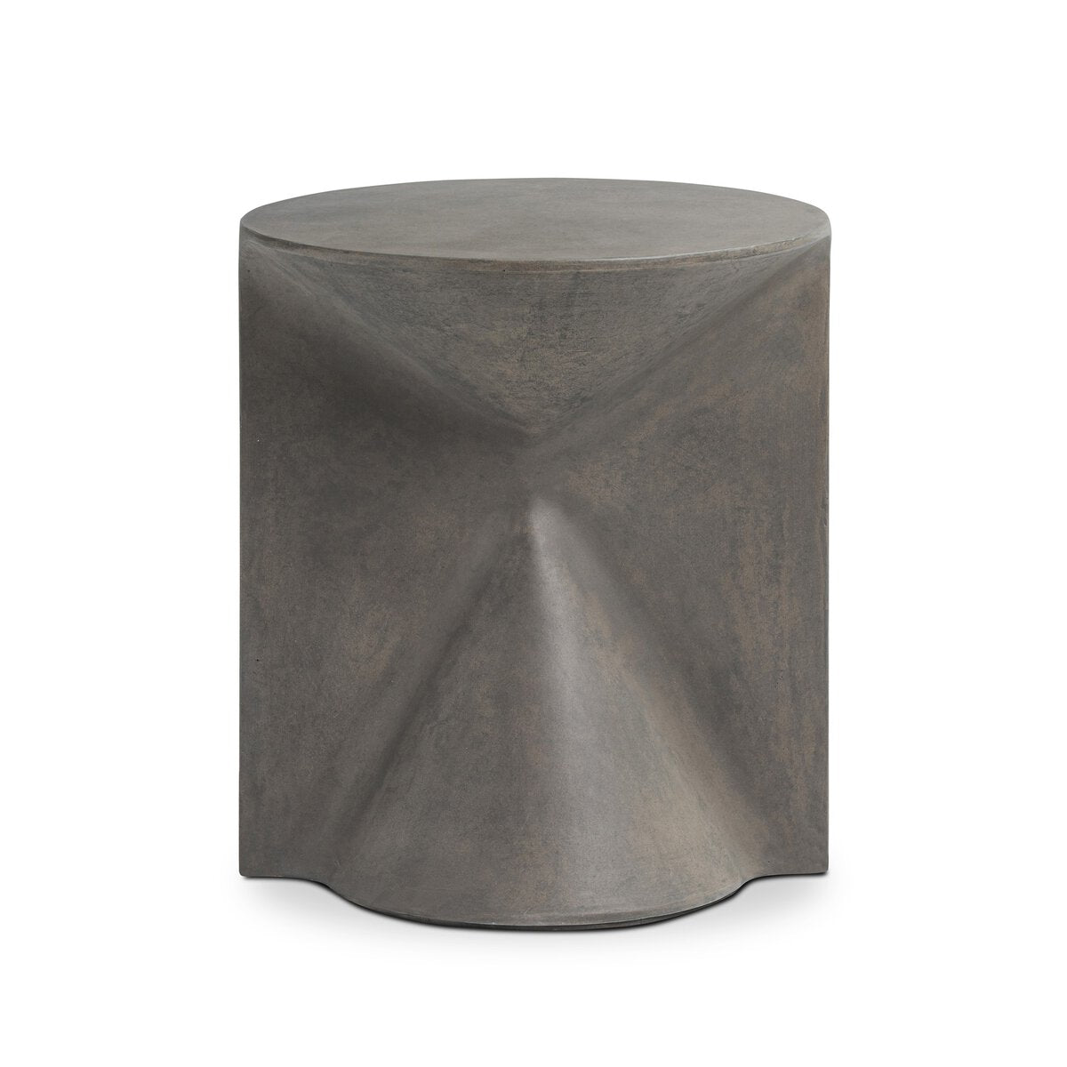 Tomi End Table - Smooth Grey Concrete