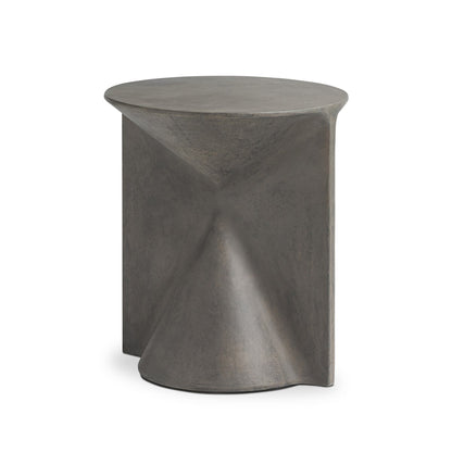 Tomi End Table - Smooth Grey Concrete