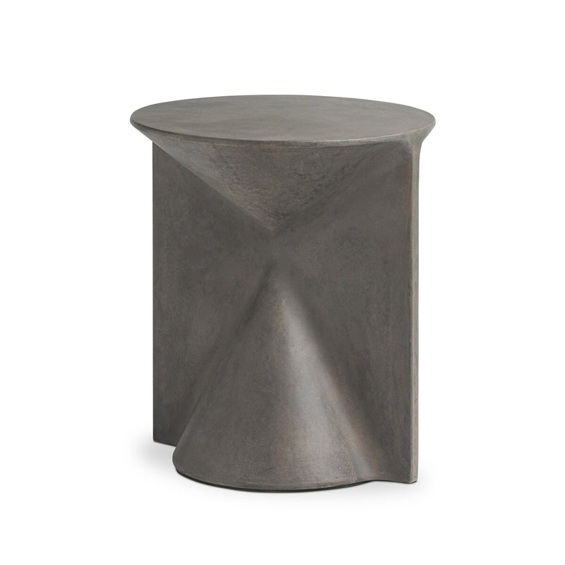 Tomi End Table - Smooth Grey Concrete