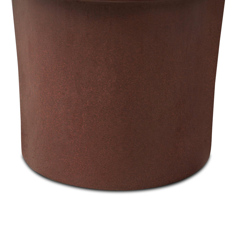 Pinko End Table - Smooth Red Concrete