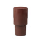 Pinko End Table - Smooth Red Concrete